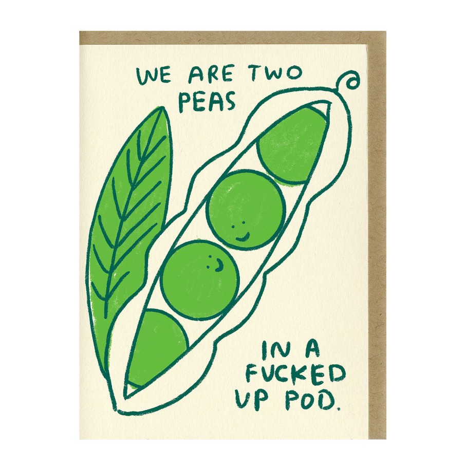 LARISSA LODEN Two Peas Love Card By People I'Ve Loved Cards & Stationery