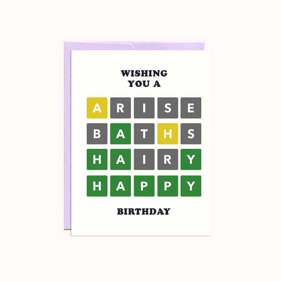 LARISSA LODEN Wordle Birthday Card Cards & Stationery