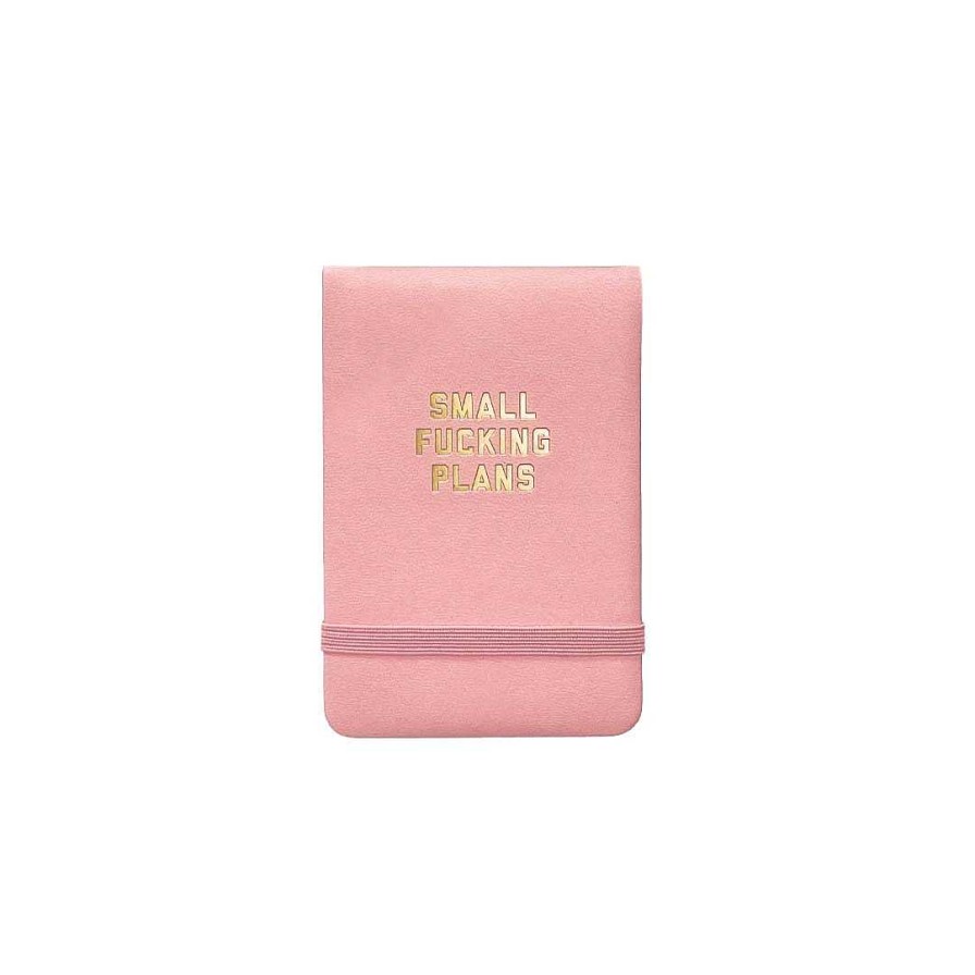 LARISSA LODEN Small Fucking Plans Pocket Journal In Pink Cards & Stationery