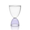 LARISSA LODEN Classic Glass In Clear & Lavender Home & Kitchen