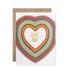 LARISSA LODEN Love You Hearts Card By Hartland Cards Cards & Stationery