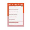 LARISSA LODEN List Of Weekly Wins Notepad By Twentysome Designs Cards & Stationery