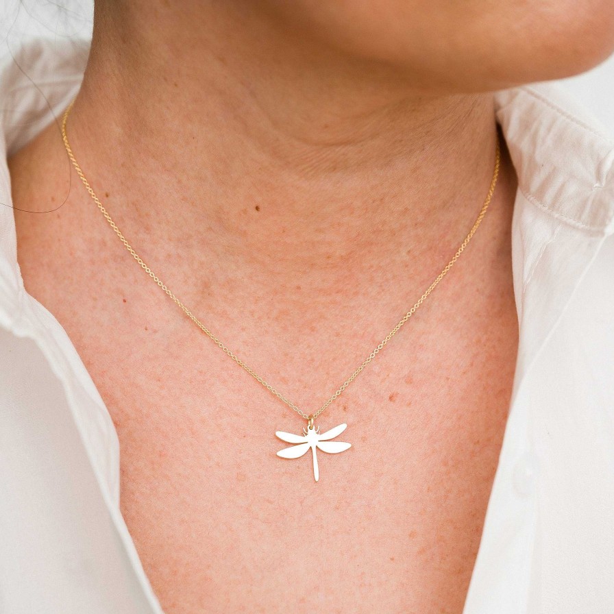 LARISSA LODEN Dragonfly Necklace Necklaces