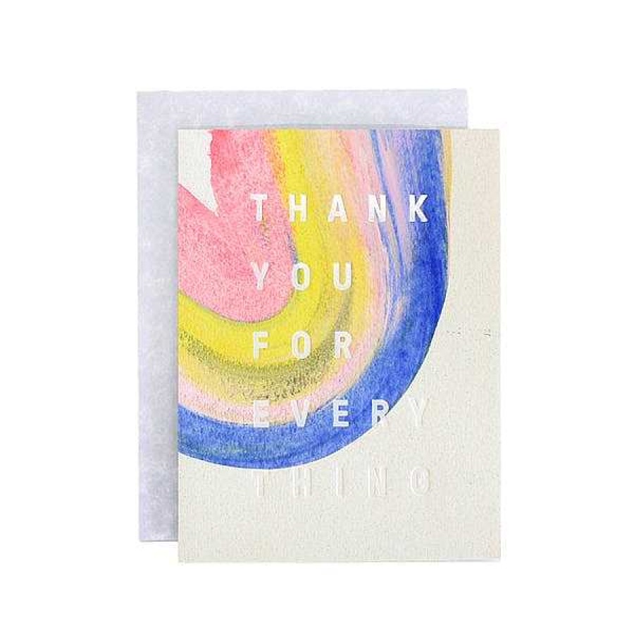 LARISSA LODEN Thank You For Everything Hand Painted Card By Moglea Cards & Stationery