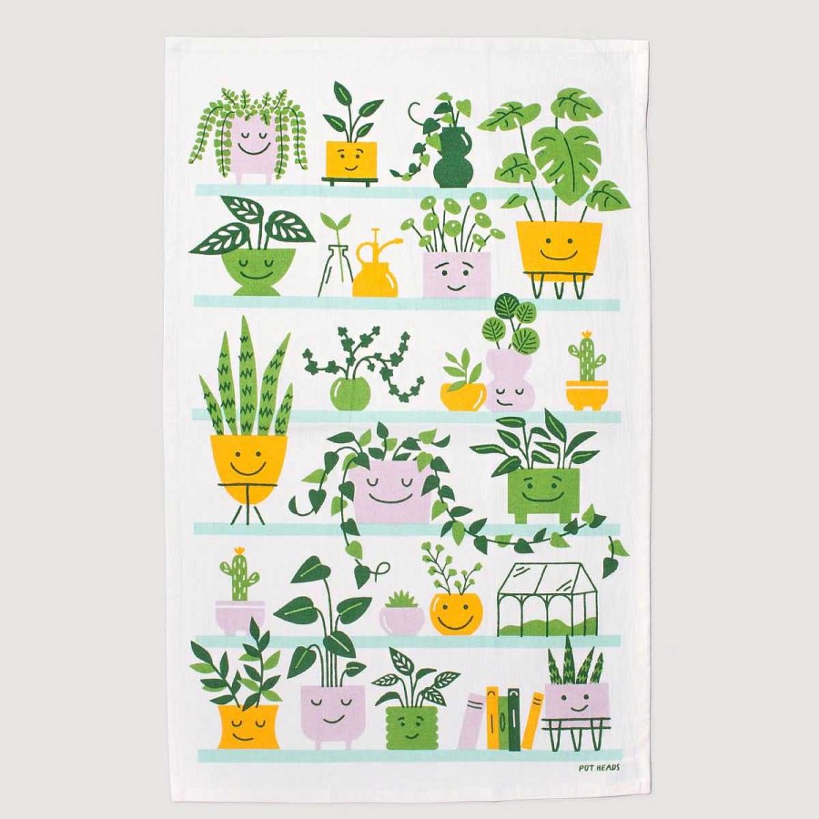 LARISSA LODEN Potheads Tea Towel Home & Kitchen