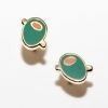 LARISSA LODEN Olive Studs Earrings