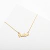 LARISSA LODEN Badass Script Necklace Necklaces