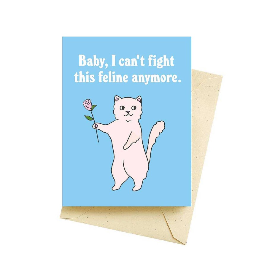 LARISSA LODEN This Feline Love Card Cards & Stationery