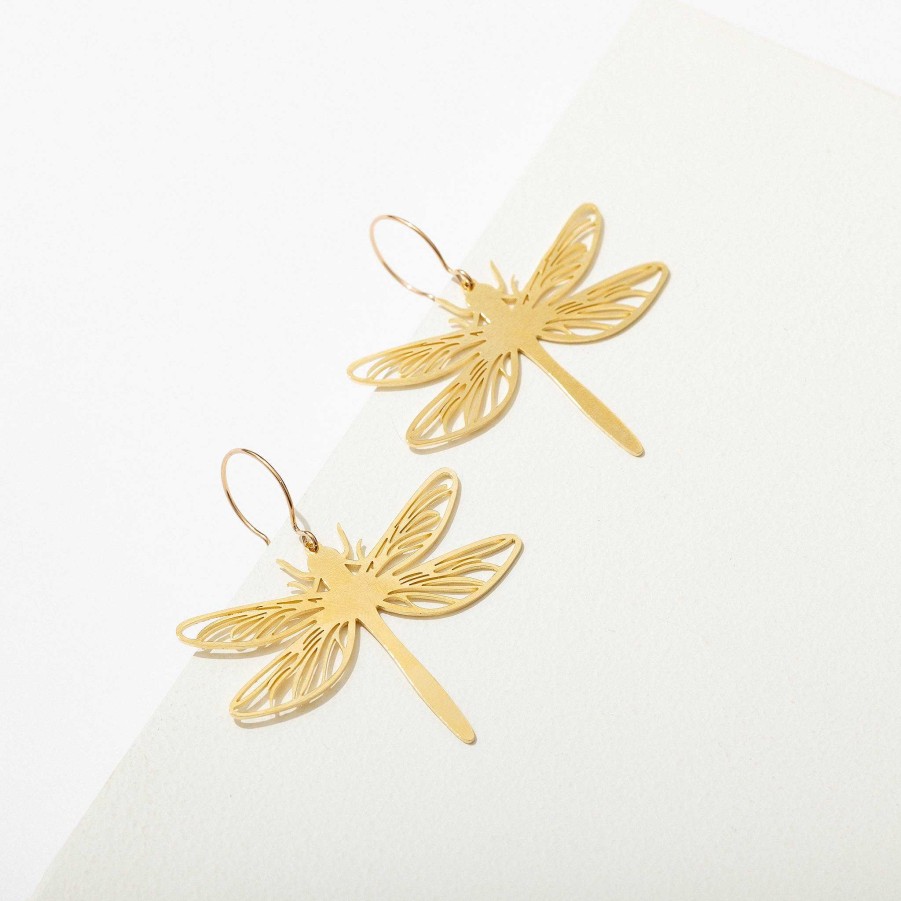 LARISSA LODEN Dragonfly Earrings Earrings