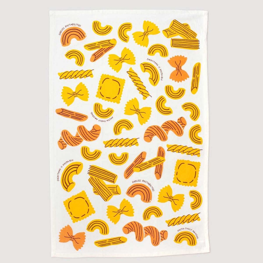 LARISSA LODEN Pasta Tea Towel Home & Kitchen