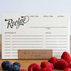 LARISSA LODEN Letterpress Recipe Card Set Cards & Stationery