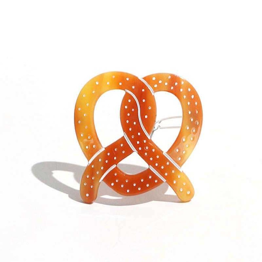 LARISSA LODEN Pretzel Barrette Hair Clip By Jenny Lemons Socks & Accessories