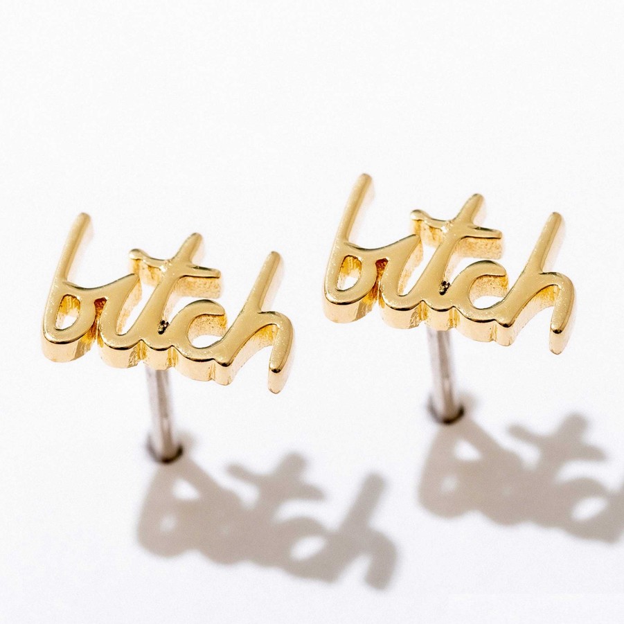 LARISSA LODEN Bitch Studs Earrings