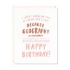 LARISSA LODEN Geography Birthday Card By Odd Daughter Paper Co Cards & Stationery