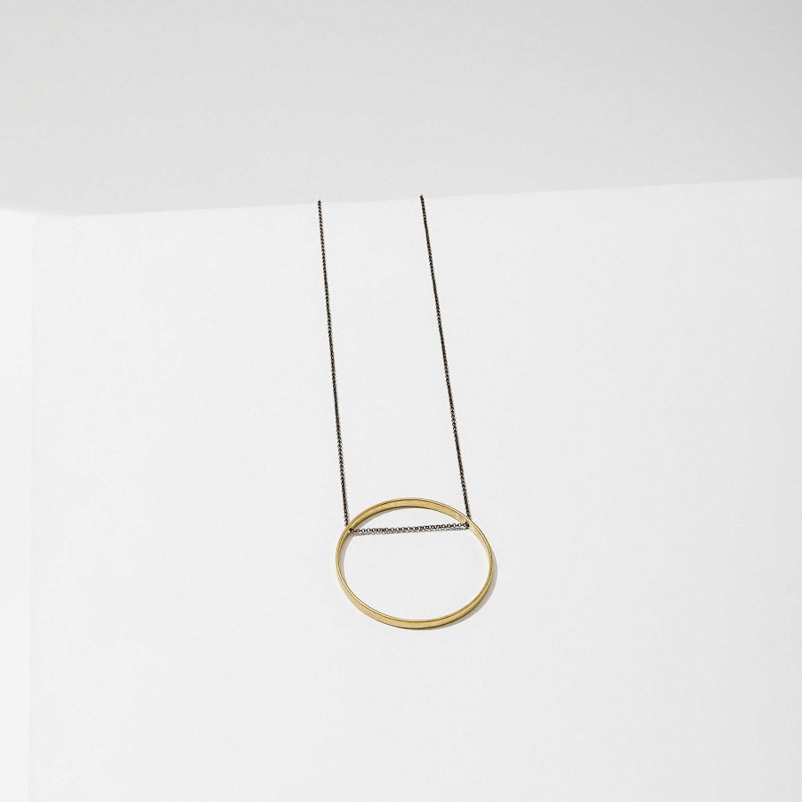 LARISSA LODEN Circle Horizon Necklace Necklaces