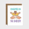 LARISSA LODEN Dinosaurs Congrats On The Baby Card By Brittany Paige Cards & Stationery