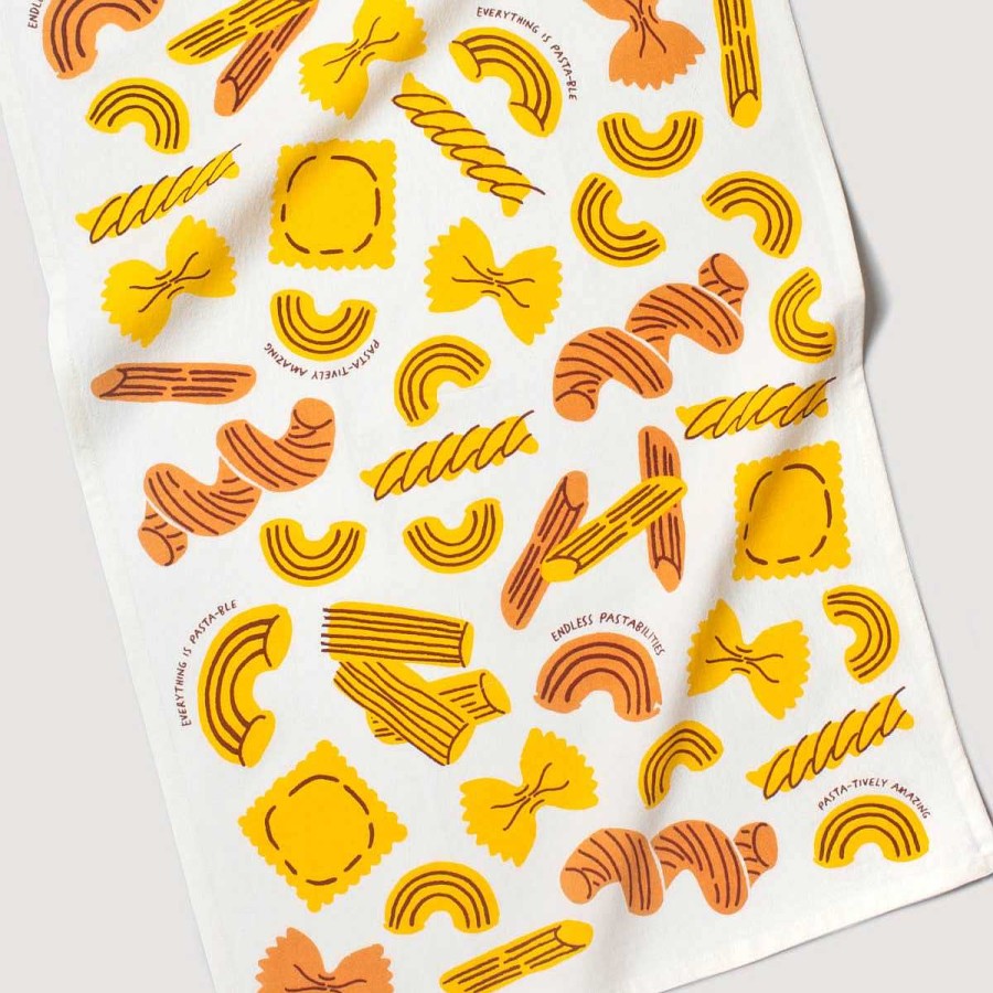 LARISSA LODEN Pasta Tea Towel Home & Kitchen