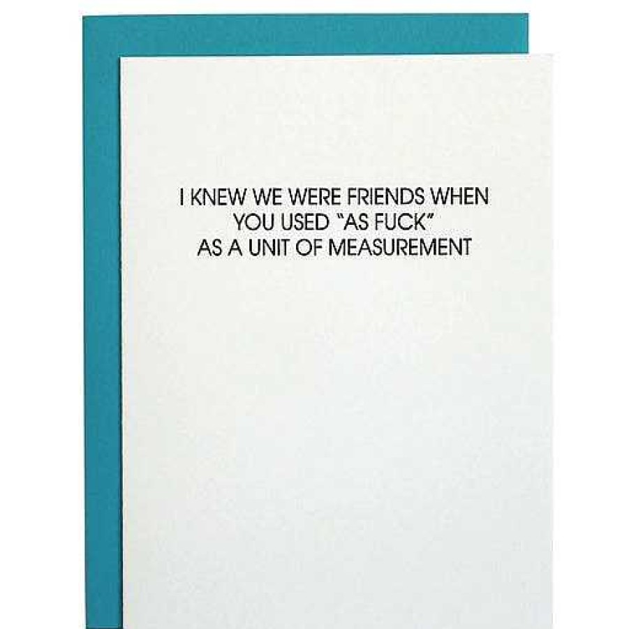 LARISSA LODEN Unit Of Measurement As Fuck Friendship Card By Chez Gagn Cards & Stationery