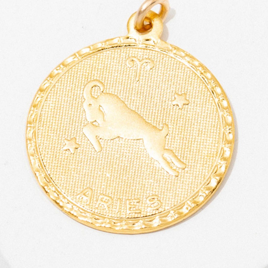 LARISSA LODEN Zodiac Coin Necklace Necklaces