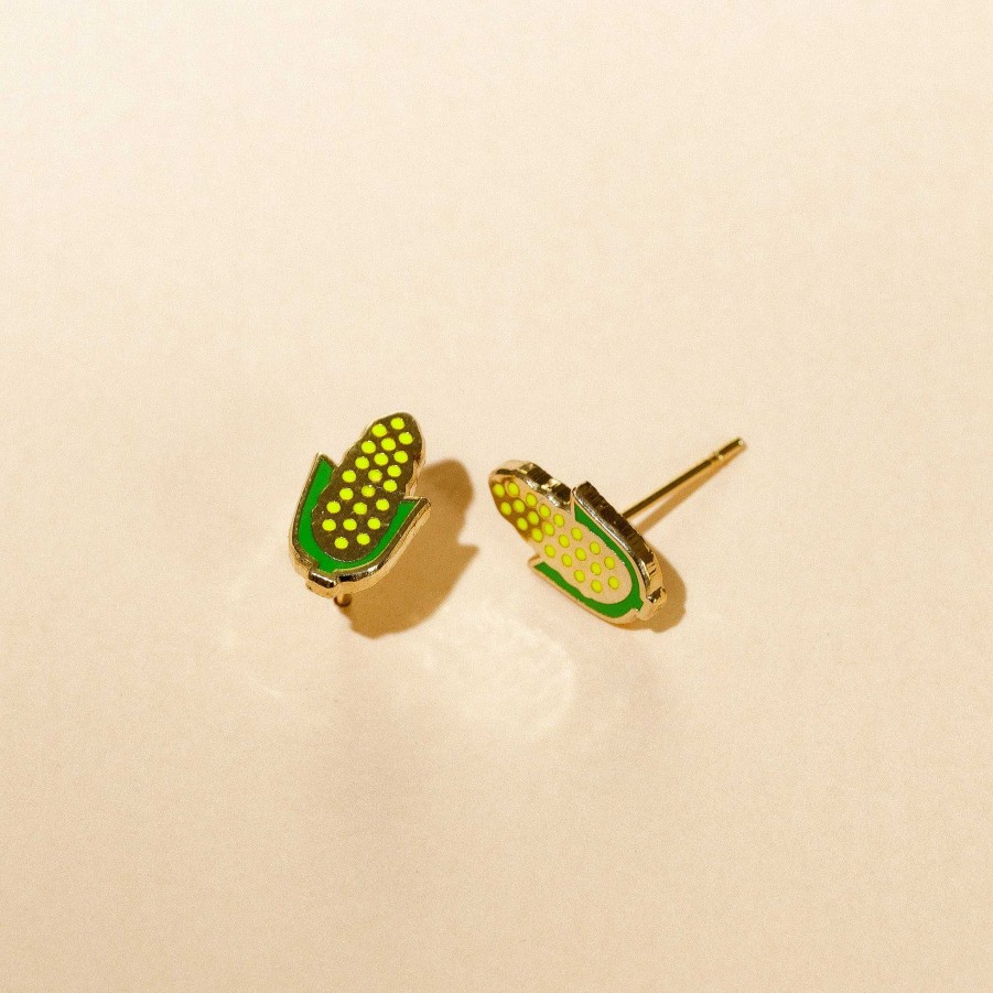 LARISSA LODEN Corn On The Cob Stud Earrings Earrings