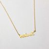 LARISSA LODEN Midwest Script Necklace Necklaces