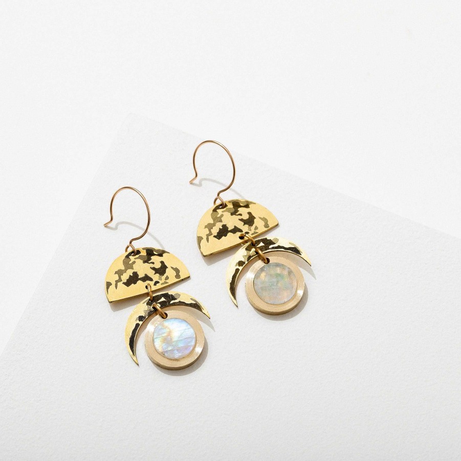 LARISSA LODEN She'Ll Change Moon Phases Earrings Earrings