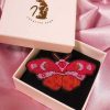 LARISSA LODEN Amour Butterfly Brooch By Malicieuse Socks & Accessories