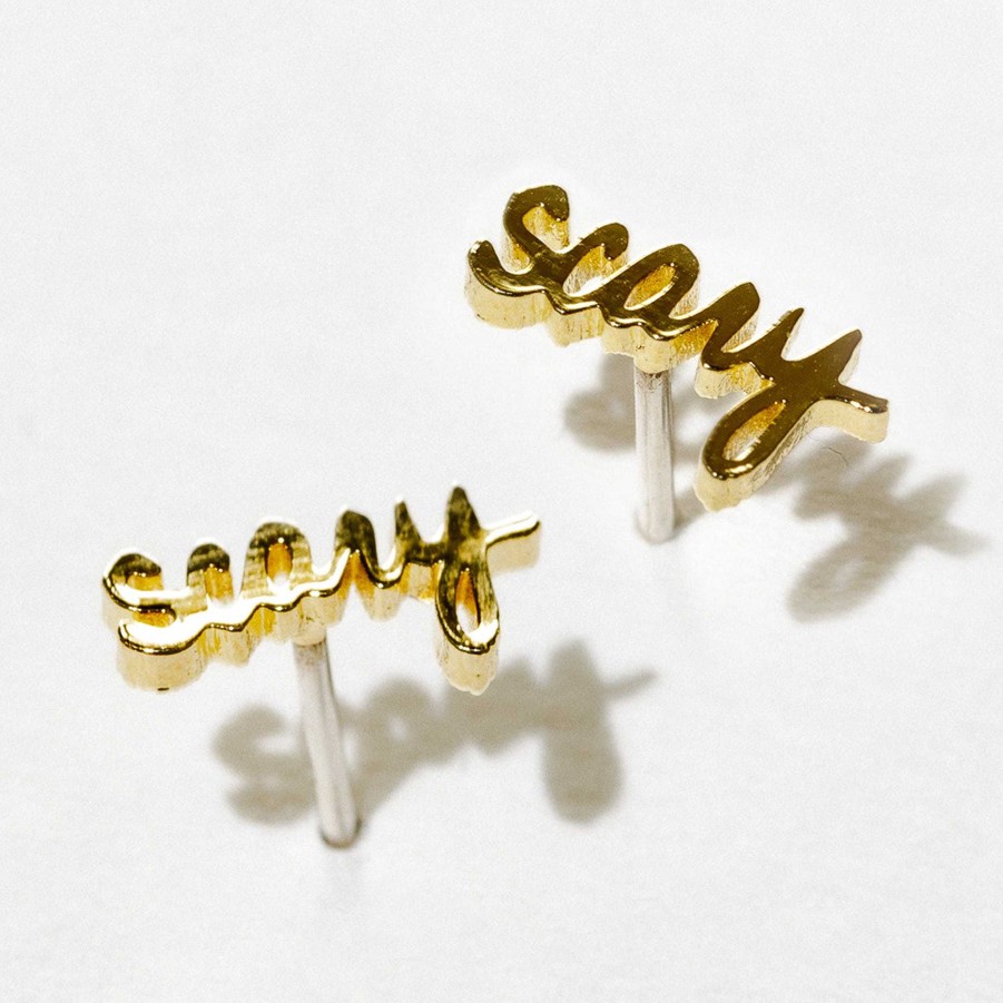 LARISSA LODEN Scary Studs Earrings