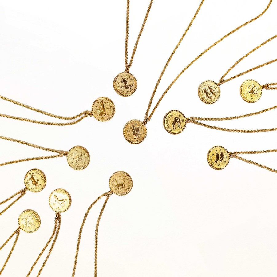 LARISSA LODEN Zodiac Coin Necklace Necklaces