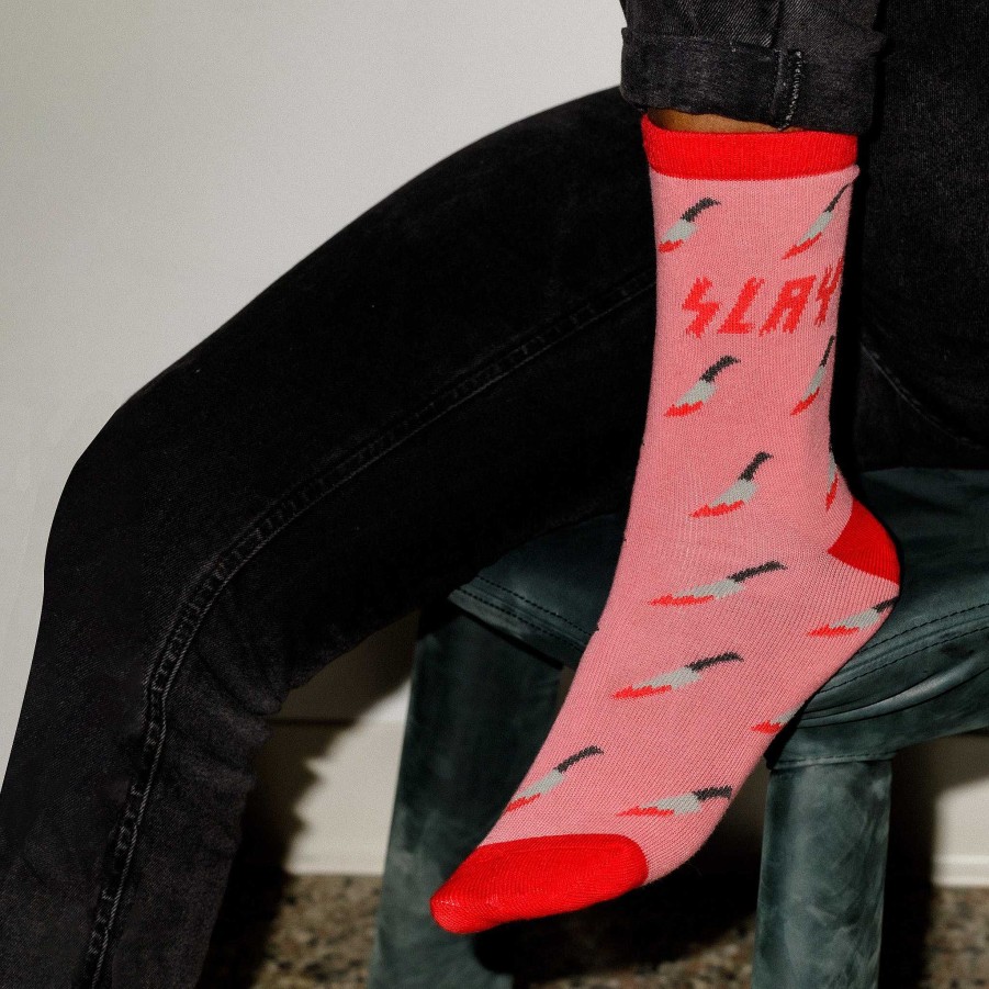 LARISSA LODEN Slay Dagger Crew Socks Socks & Accessories