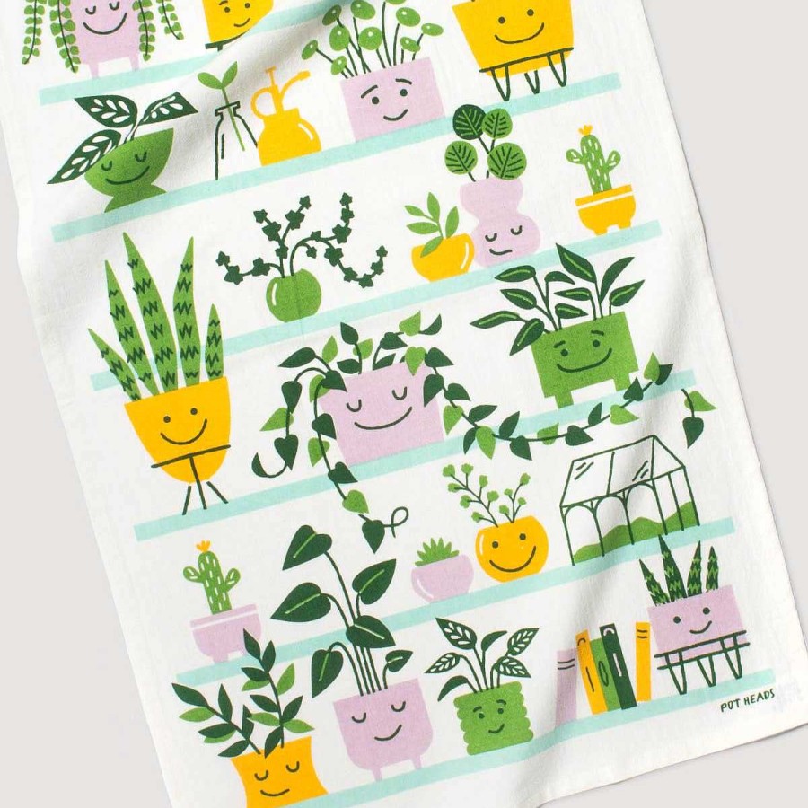 LARISSA LODEN Potheads Tea Towel Home & Kitchen