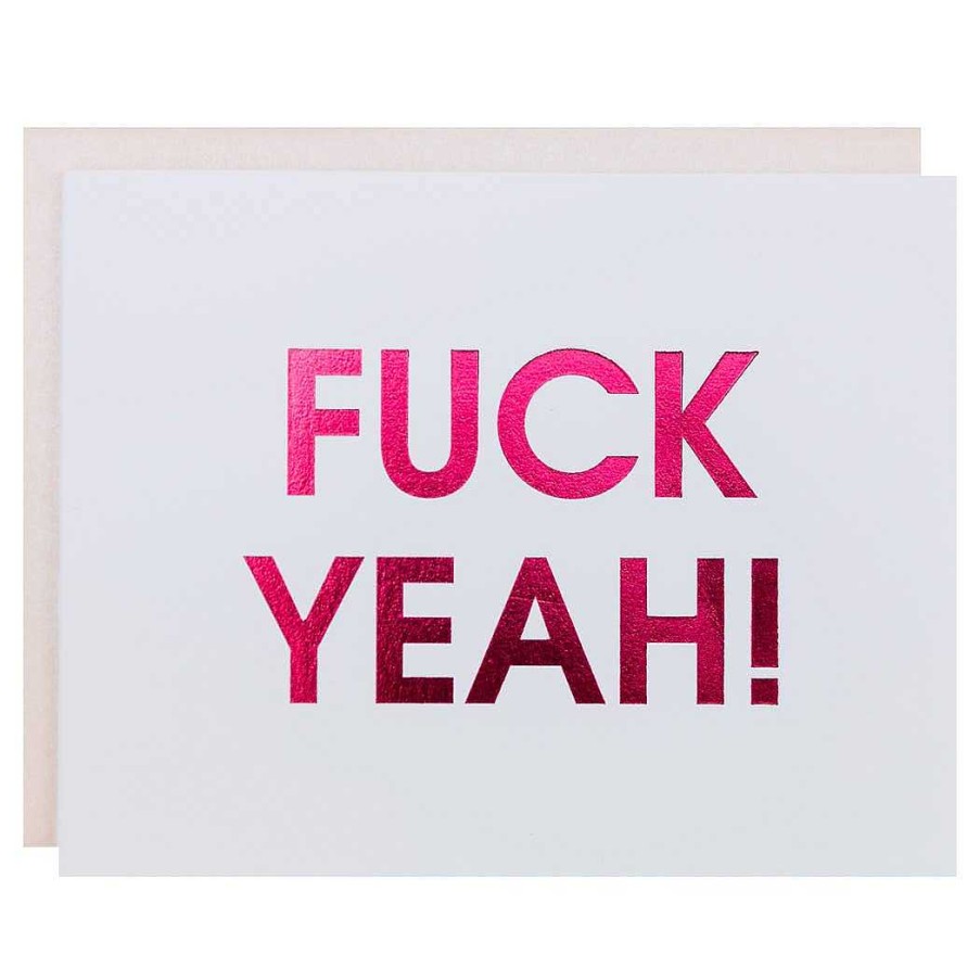 LARISSA LODEN Fuck Yeah Celebration Card By Chez Gagn Cards & Stationery