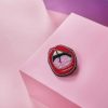 LARISSA LODEN Lips Brooch By Malicieuse Socks & Accessories