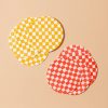 LARISSA LODEN Checkered Paper Coaster Set By And Here We Are Home & Kitchen