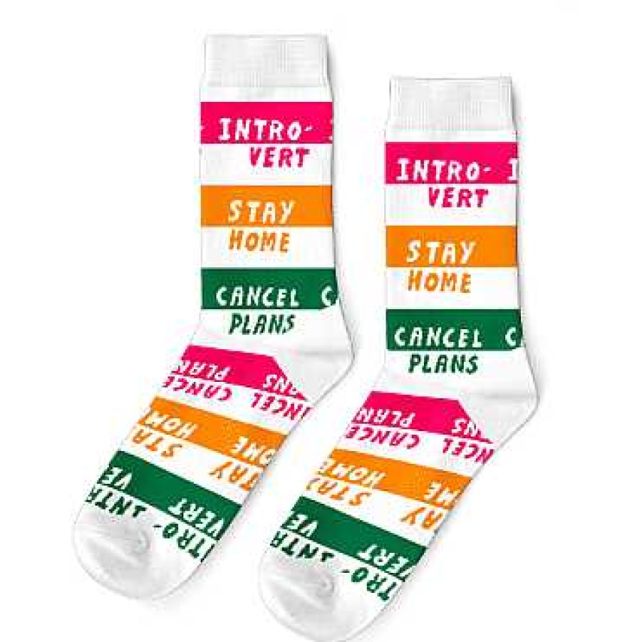 LARISSA LODEN Introvert Crew Socks Socks & Accessories