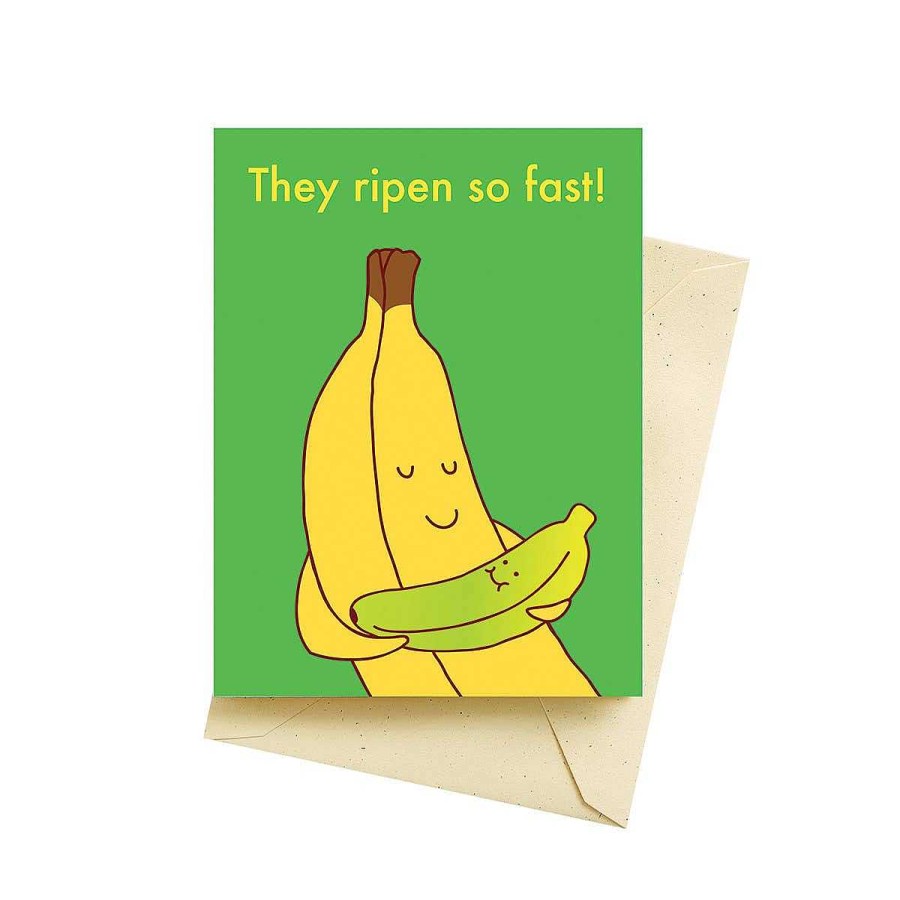 LARISSA LODEN Banana Baby Card By Seltzer Goods Cards & Stationery