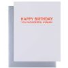 LARISSA LODEN Wonderful Human Birthday Card By Chez Gagn Cards & Stationery