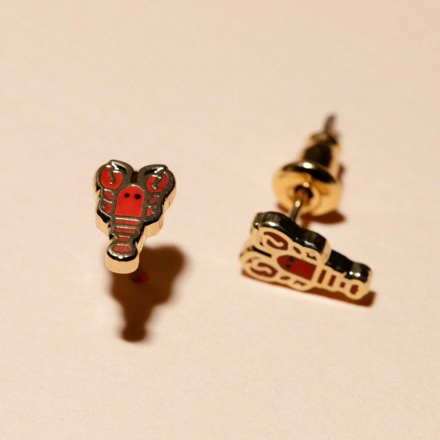 LARISSA LODEN Lobster Studs Earrings