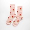 LARISSA LODEN Fuck Off Rose Crew Socks By Yellow Owl Workshop Socks & Accessories